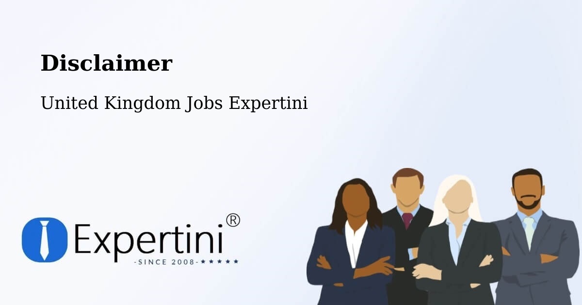 Disclaimer – Silver End - United Kingdom Jobs Expertini